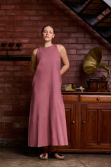 Velina Bloom Linen Dress