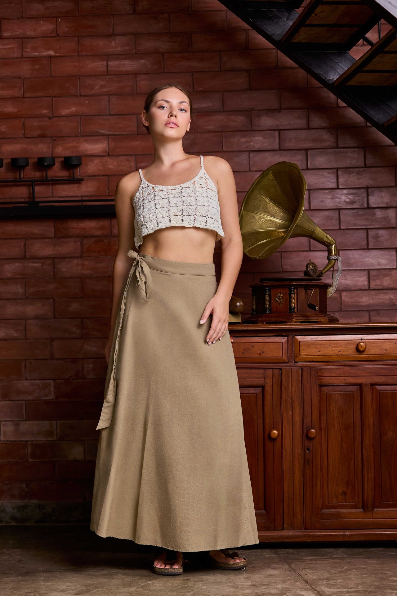 Aurela Linen Skirt