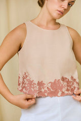 Rosmie Fern Linen Top