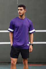 Own the game over sized printed tee SCY range - Purple