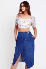 Yora Puff Sleeve CropTop