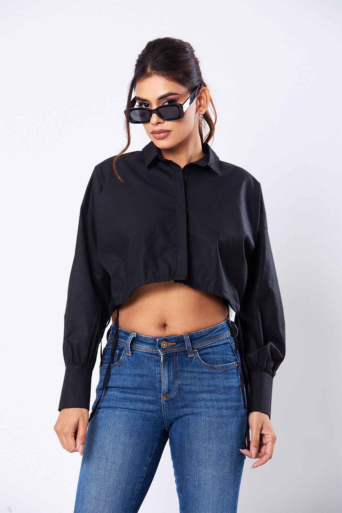 Noah Long Sleeve Crop Top