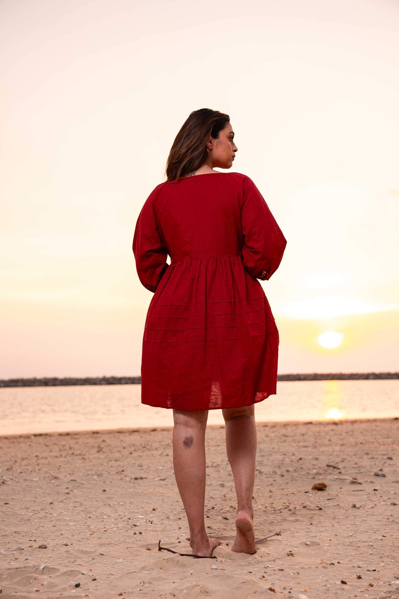 Dune Whisper Linen Dress