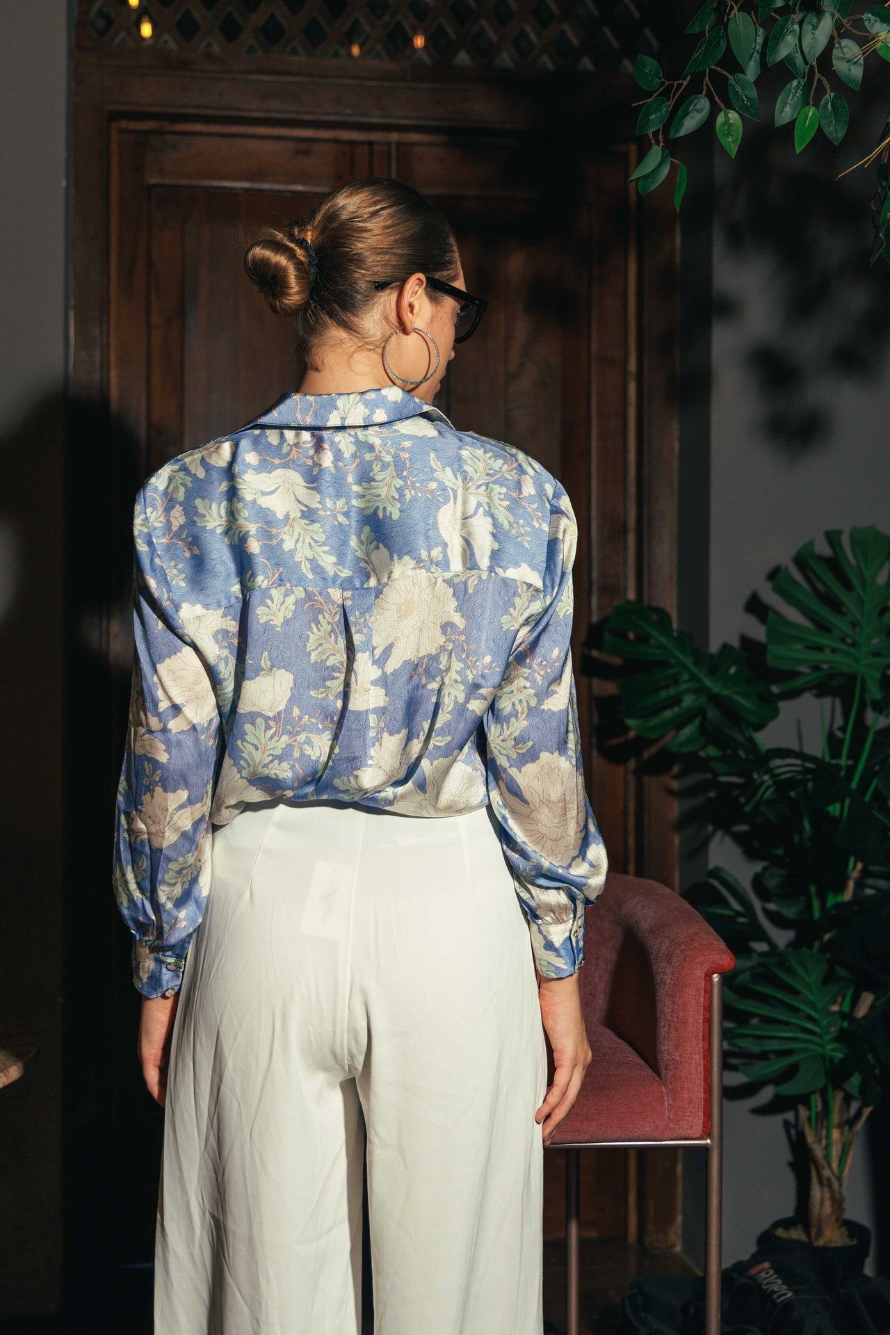 Lyra Abstract Shirt Top