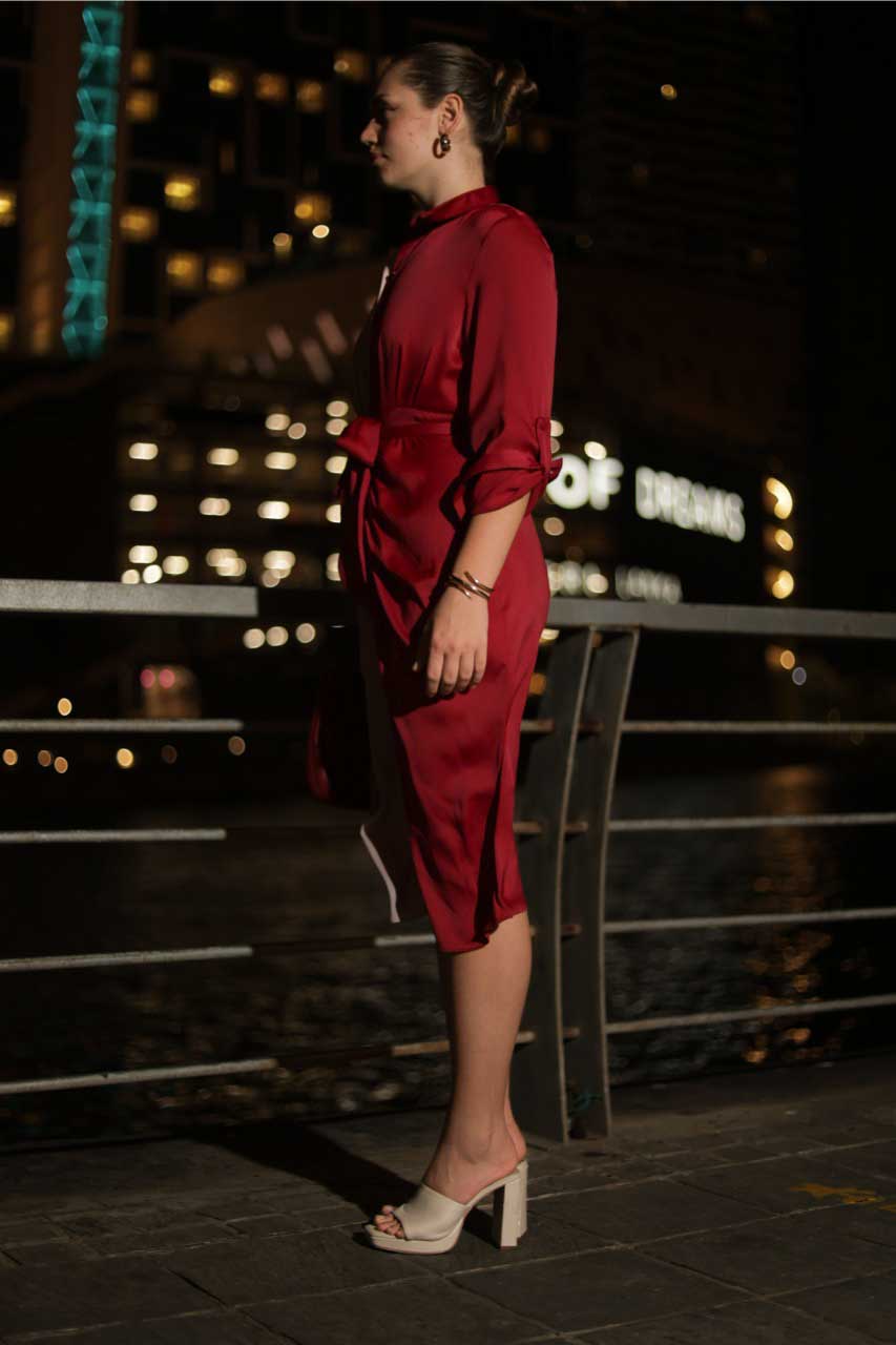 Two-Tone Twilight Button-Down