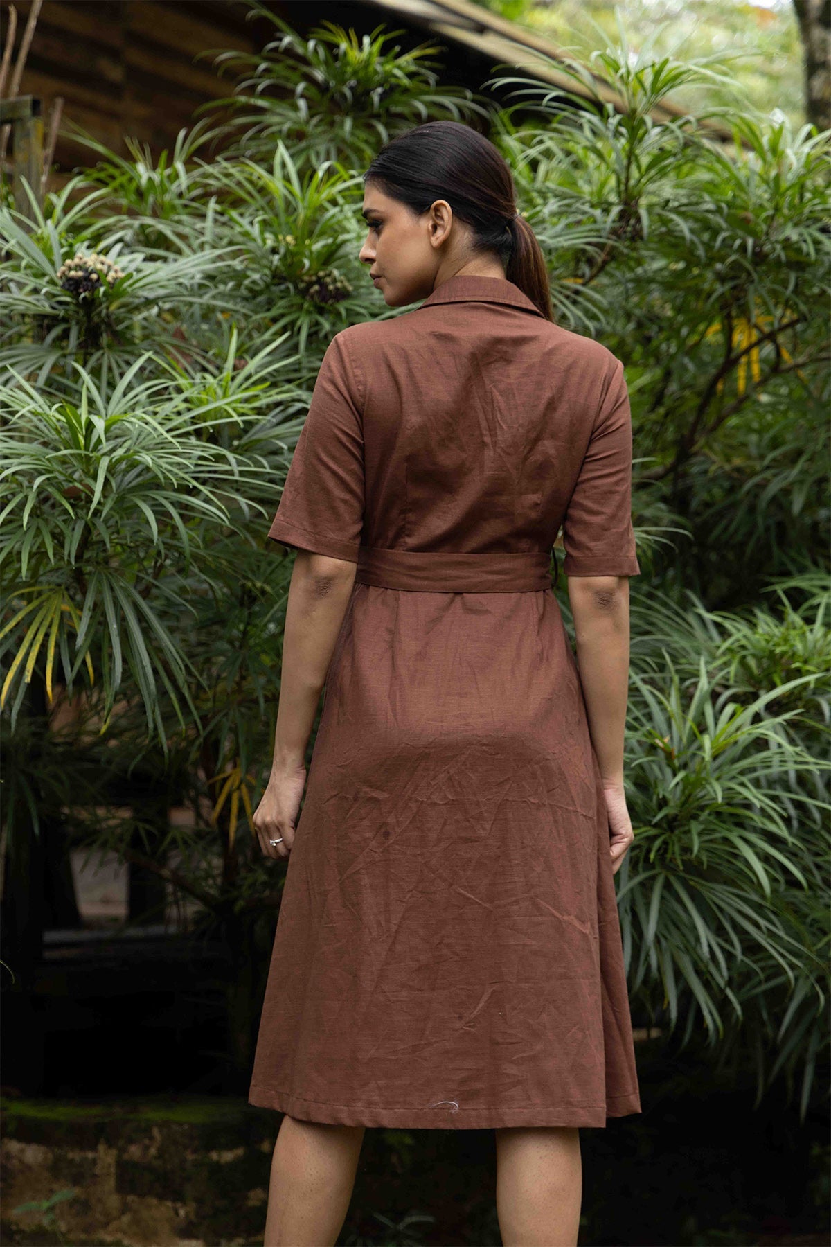 Gardenia Grace Linen Dress