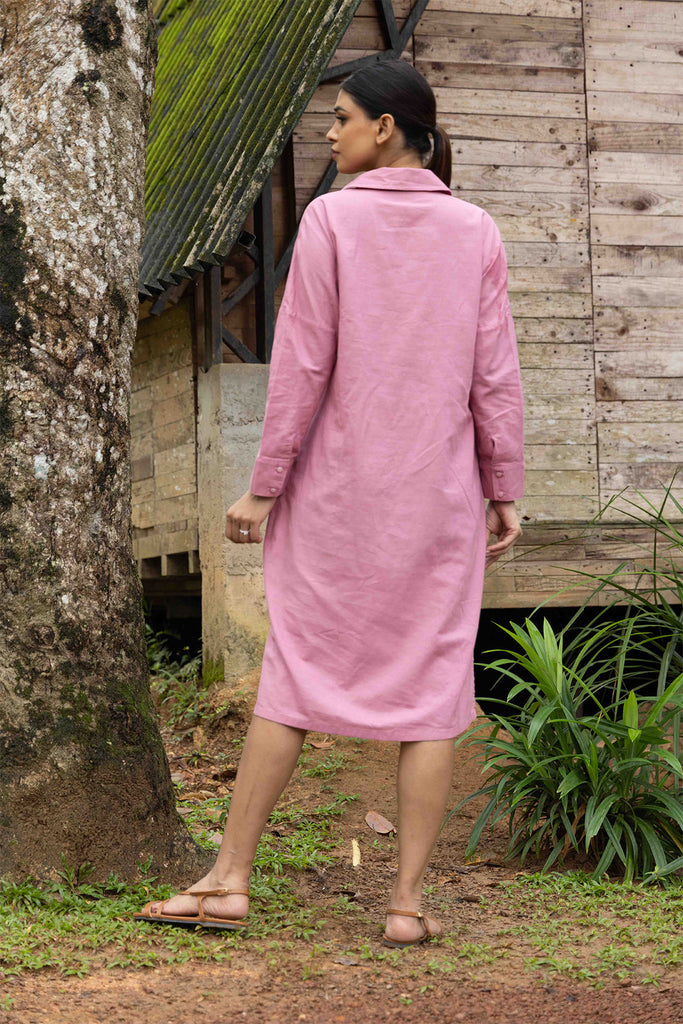 Graceful Weaves Linen Dress